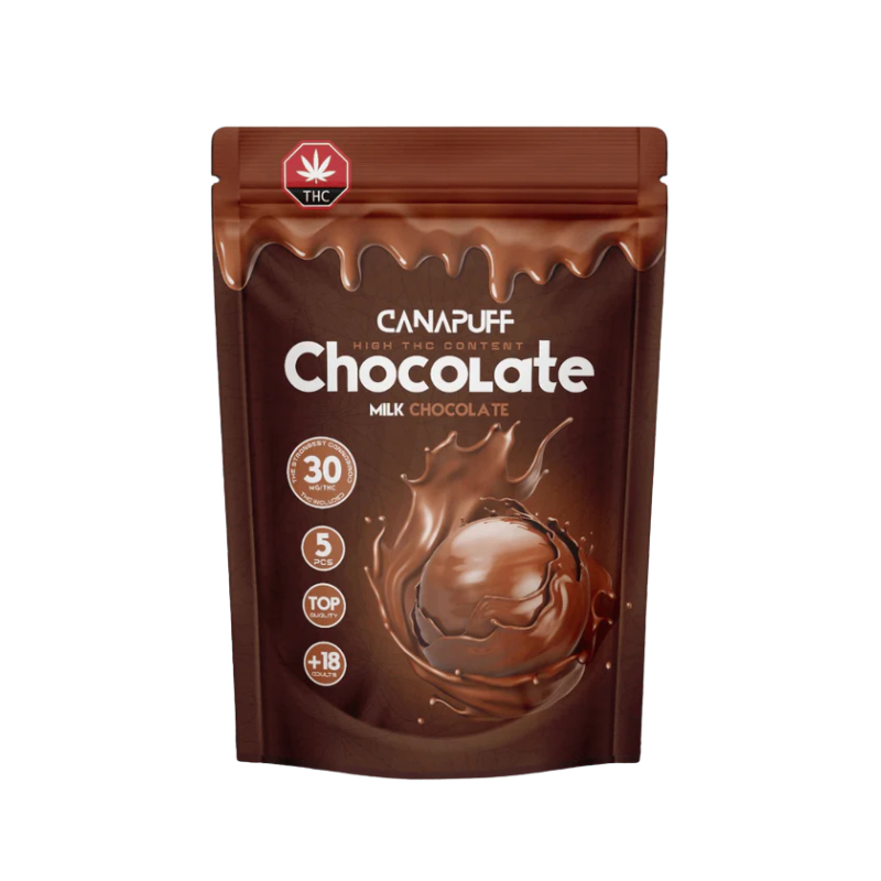 THC Chocolade - Melk 5 Stuks