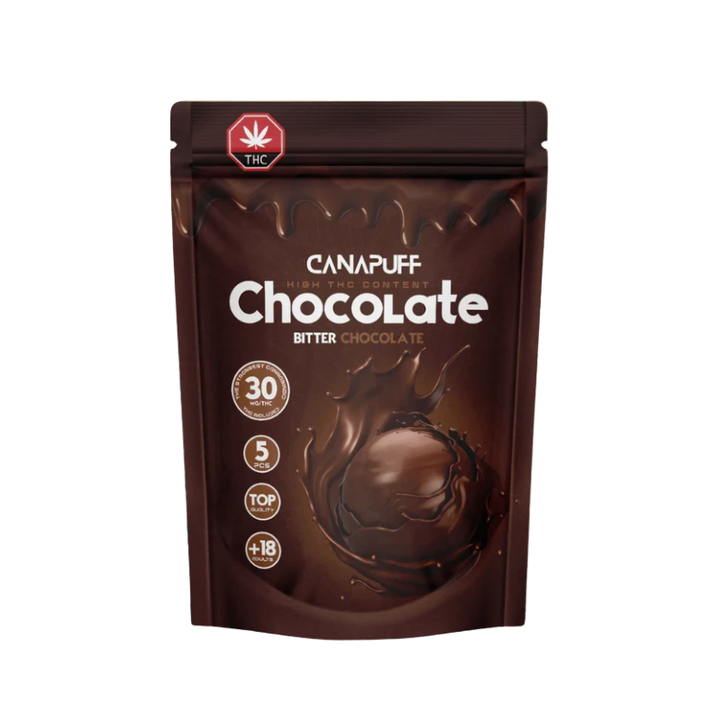THC Chocolade - Bitter 5 Stuks