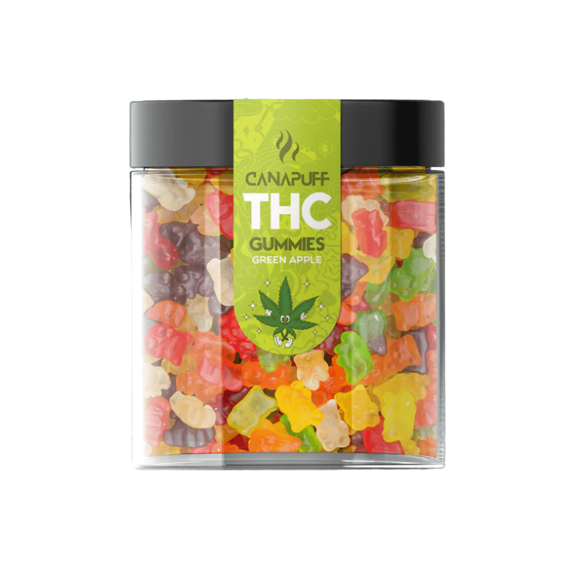 THC Gummies Groene Appel 10 Stuks