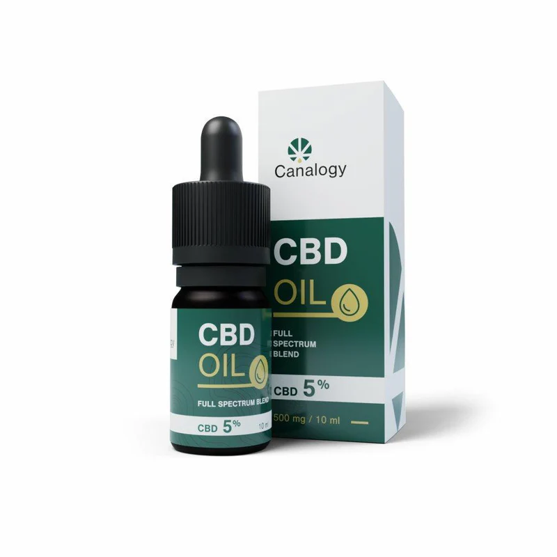 CBD Druppels 5% – 10 ml Citroen smaak