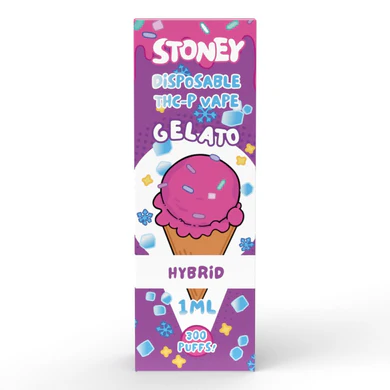 Stoney THC-P Vape 1ml – Gelato (Hybrid)
