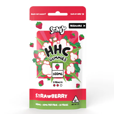 Stoney HHC Gummies Strawberry 500mg - 10 stuks