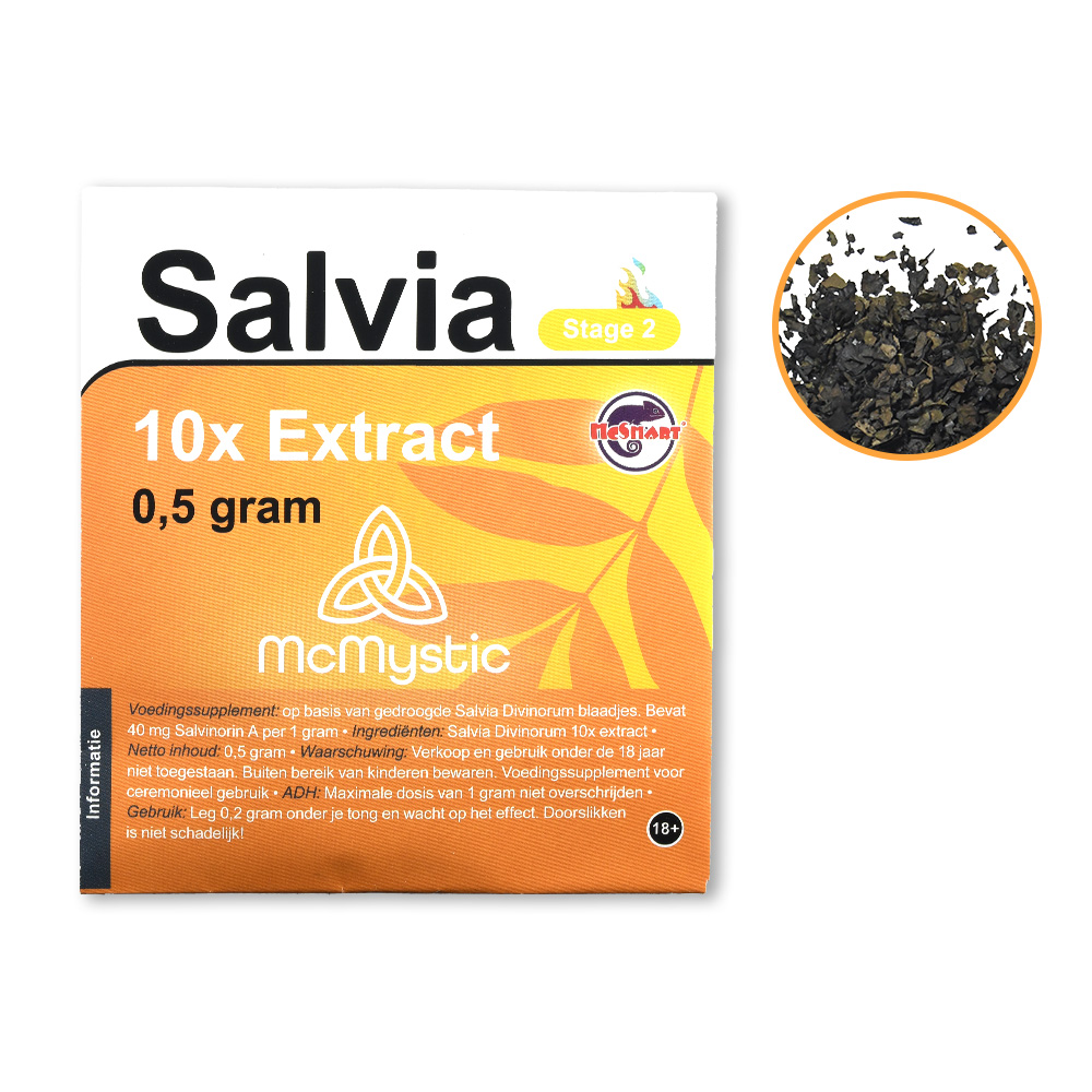 Salvia Mystic 10X Extract - 0,5 gram - Afbeelding 2