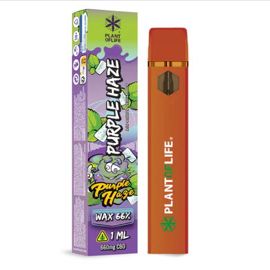 PLANT OF LIFE WAX PURPLE HAZE 1ML 66% CBD
